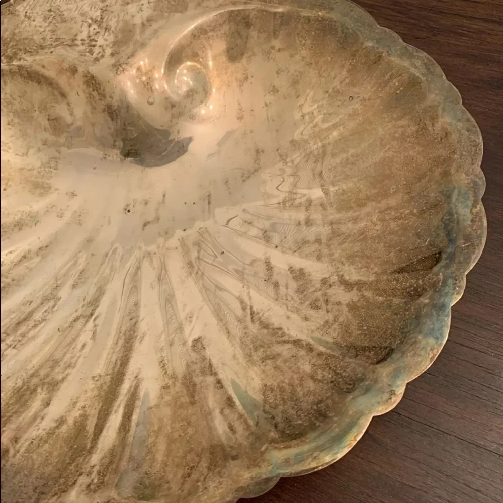 Vtg 1955 Shell Trophy Golf Silverplate Inscribed